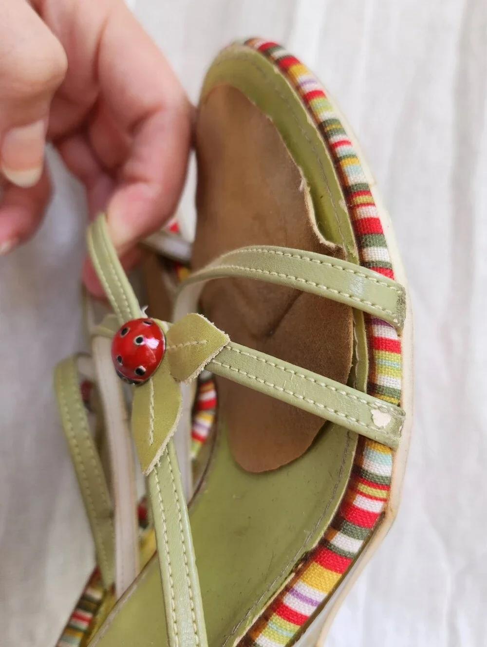 Vintage Ladybug Heels